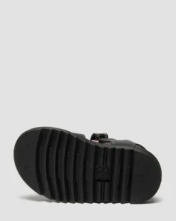 Toddler Marlowe Ii Glitter Heart Leather Strap -kengät in Musta