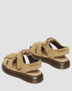 Toddler Moby II Savannah Tan Bronx Suede -sandaalit in Gyldenbrun