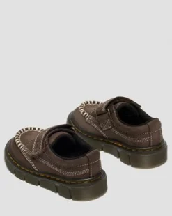 Toddler Raffe Strap Tumbled Nubuck Strap -kengät in Tummanruskea