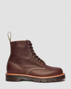 1460 Wild Grain Leather -maiharit in Sepia Brown