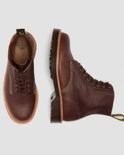 1460 Wild Grain Leather -maiharit in Sepia Brown