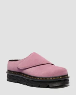 Zebzag Anywair Suede Platform Mules -lipokkaat in Dusty Rose Pink