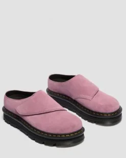 Zebzag Anywair Suede Platform Mules -lipokkaat in Dusty Rose Pink
