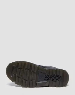 Zebzag Leather Casual 4-Eye Lace-Up -maiharit in Musta