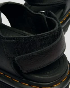 Zebzag Pisa Leather Platform -sandaalit in Musta