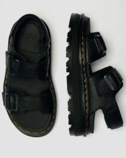 Zebzag Pisa Leather Platform -sandaalit in Musta