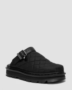 Zebzag Quilted Canvas Platform -lipokkaat in Musta