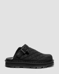 Zebzag Quilted Canvas Platform -lipokkaat in Musta