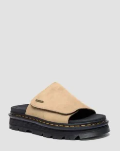 Zebzag Suede Platform Slides -sandaalit in Gyldenbrun